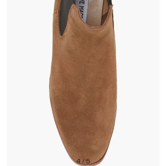 Steve Madden Rhiannon Chelsea bootie in cognac suede size 9.5 NWT - Picture 3 of 9